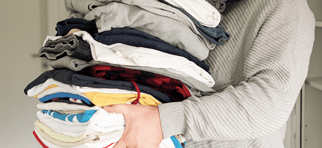 大量の洋服もまとめて処分できる